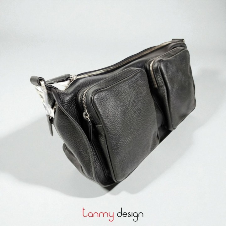 Túi da Gary hình camera có quai kèm dây đeo chéo